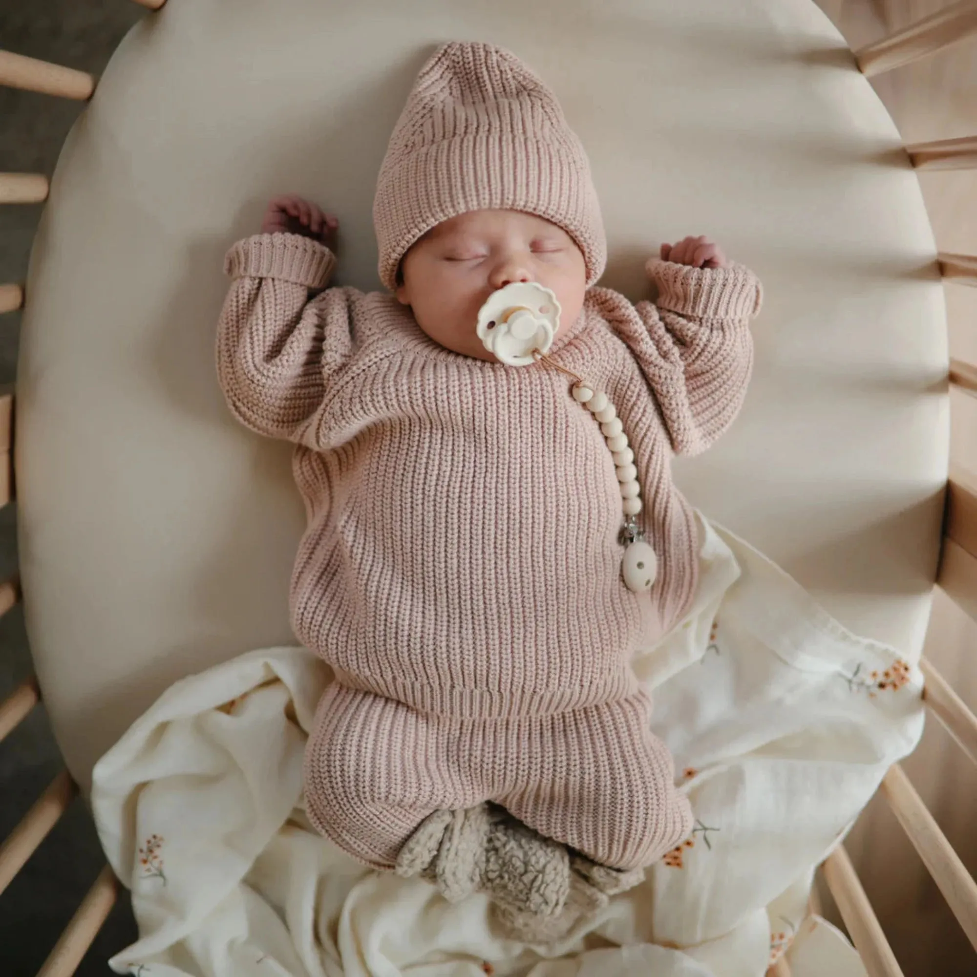 MUSHIE Gemütliche Baby-Stiefel - Haferflocken
