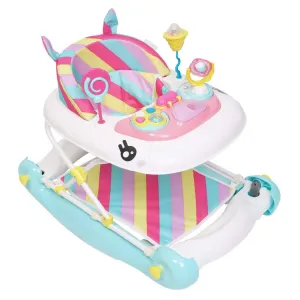 MyChild Baby Einhorn Lauflernhilfe und Schaukelpferd - Regenbogen