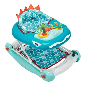 MyChild Dino 2-in-1 Laufstall/Schaukel - Aqua Grau