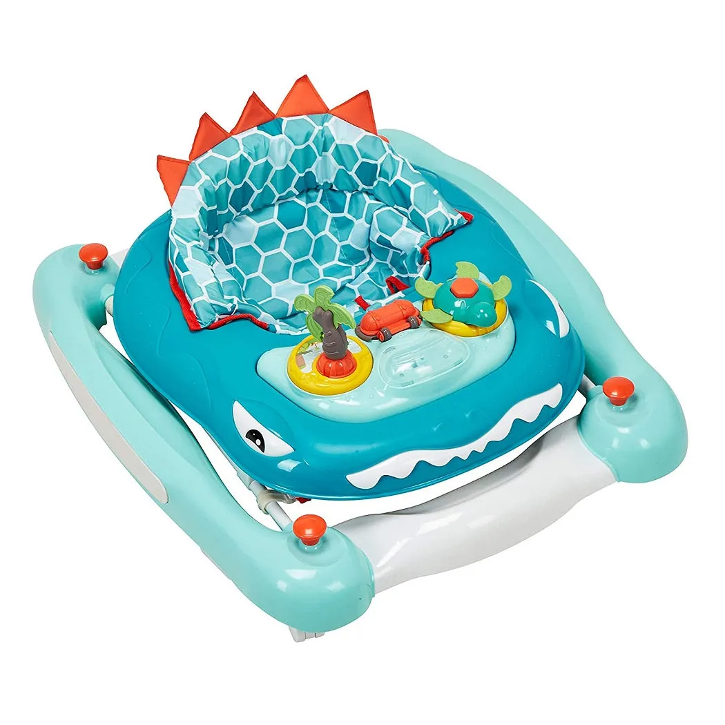 MyChild Dino 2-in-1 Laufstall/Schaukel - Aqua Grau