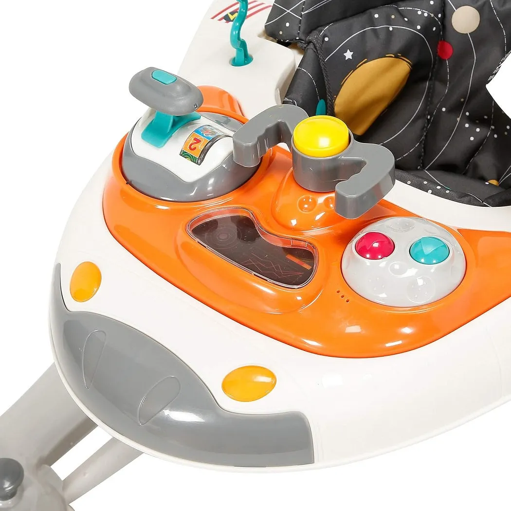 MyChild Space Shuttle 2-in-1 Laufstall/Schaukel - Kosmisch Grau