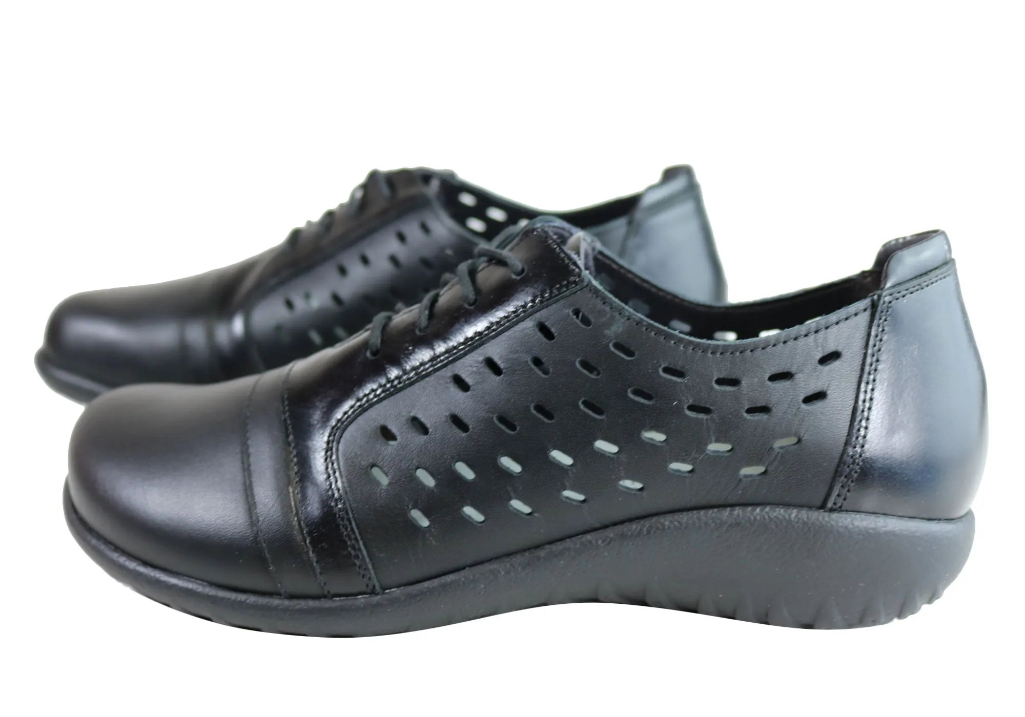 Naot Lalo Damen Lederschuhe Bequem Gepolstert Casual Schnürschuhe Naot Schuhe