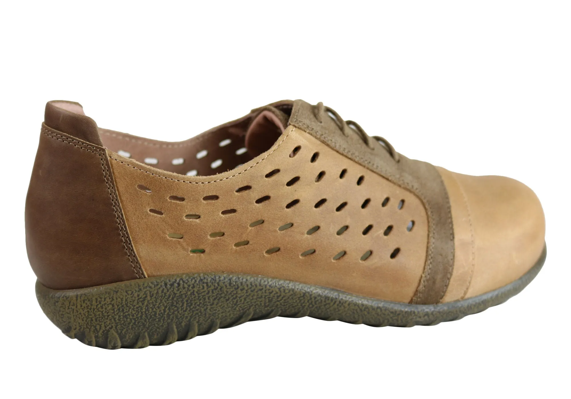 Naot Lalo Damen Lederschuhe Bequem Gepolstert Casual Schnürschuhe Naot Schuhe
