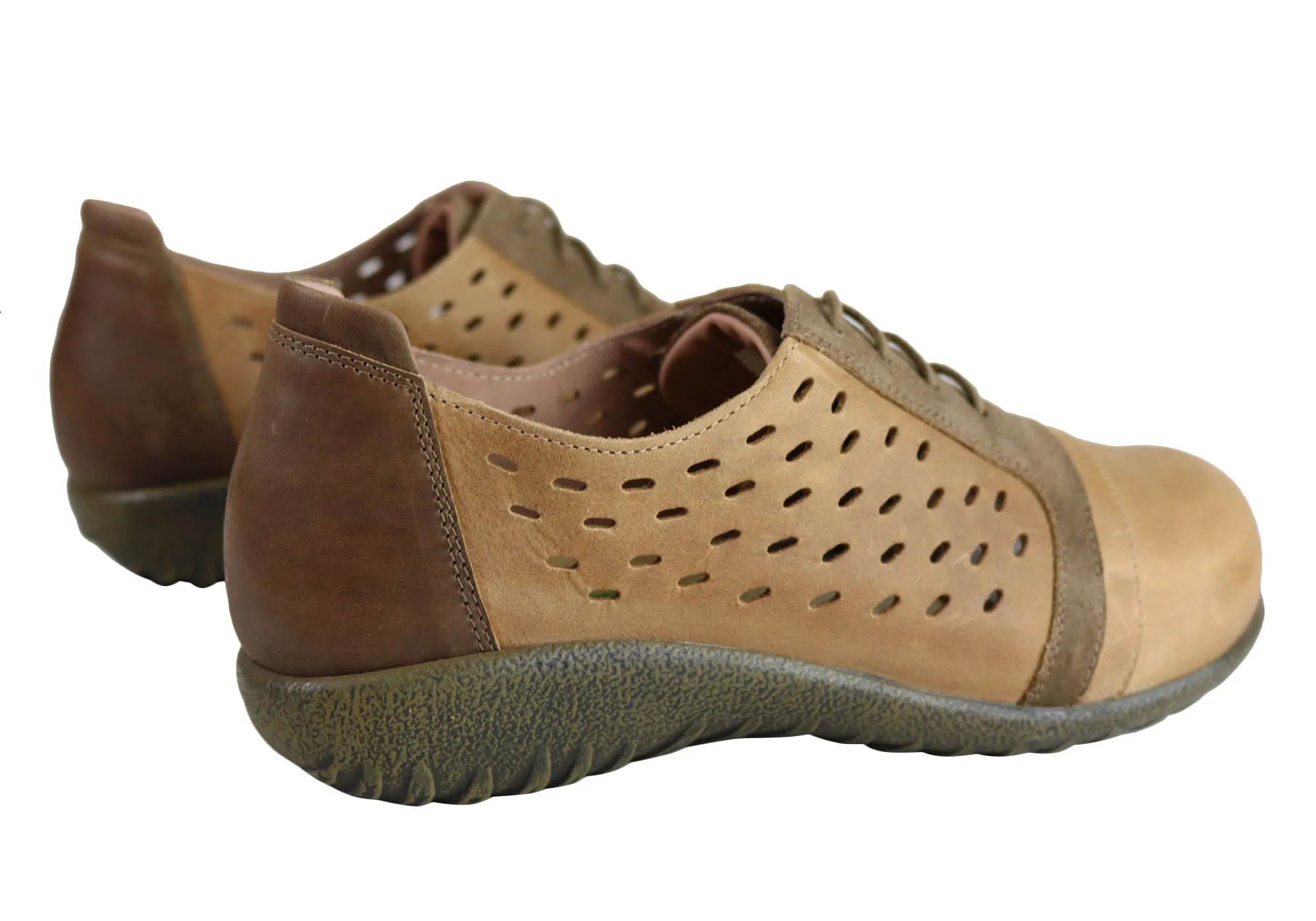 Naot Lalo Damen Lederschuhe Bequem Gepolstert Casual Schnürschuhe Naot Schuhe
