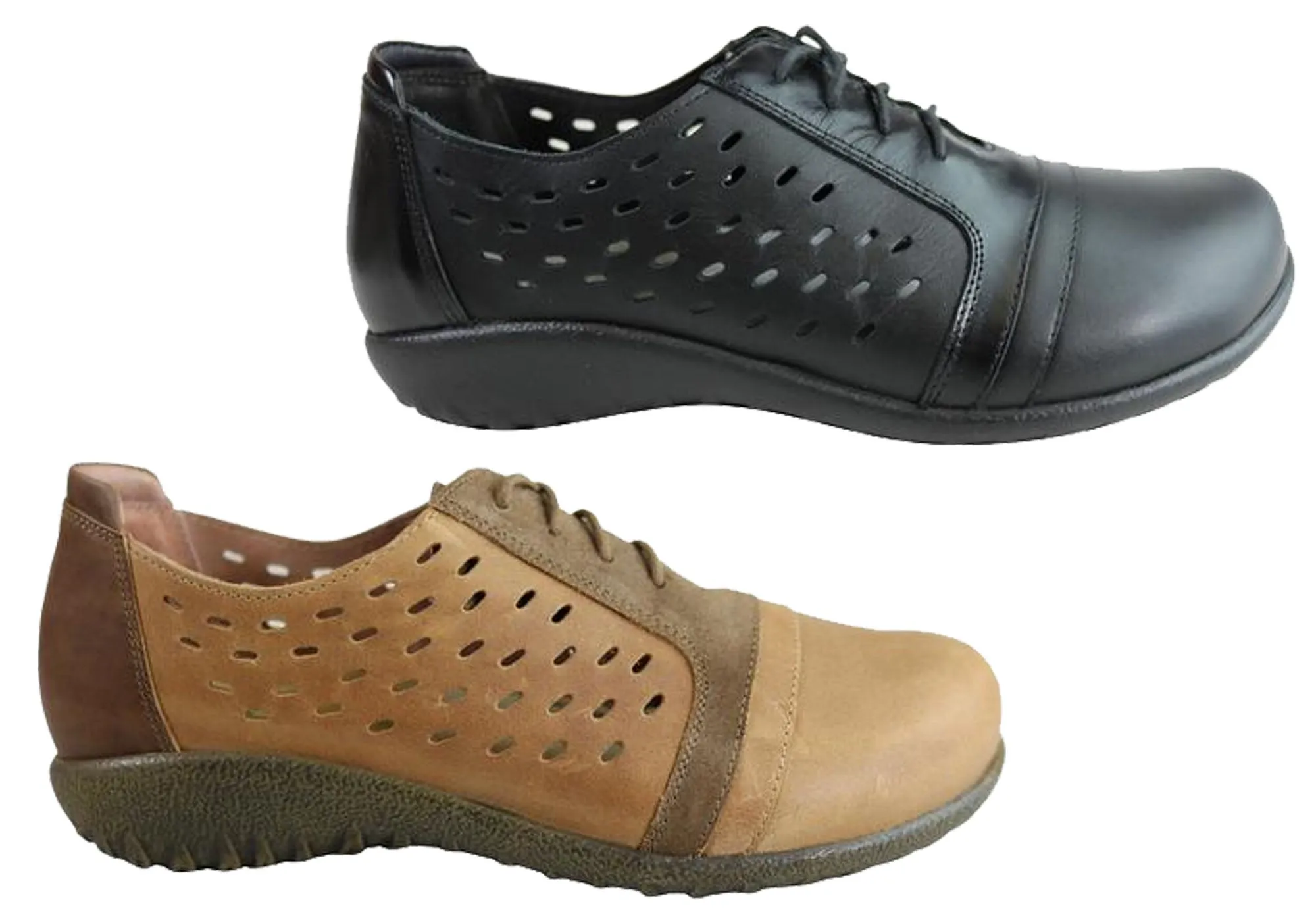 Naot Lalo Damen Lederschuhe Bequem Gepolstert Casual Schnürschuhe Naot Schuhe