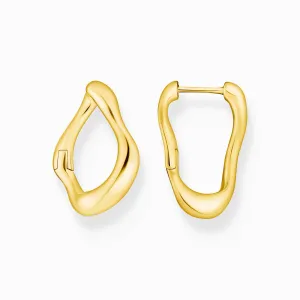 Natural Beauty Vergoldete Creolen Ohrringe CR754-413-39 Thomas Sabo Ohrringe