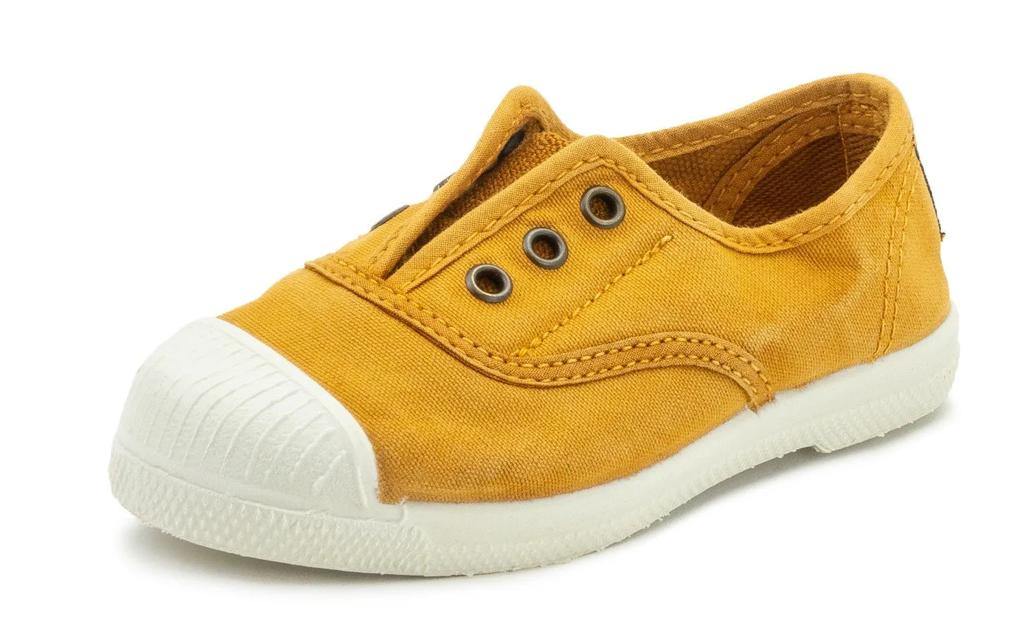 Natural World Eco: Elastischer Sneaker - Gold