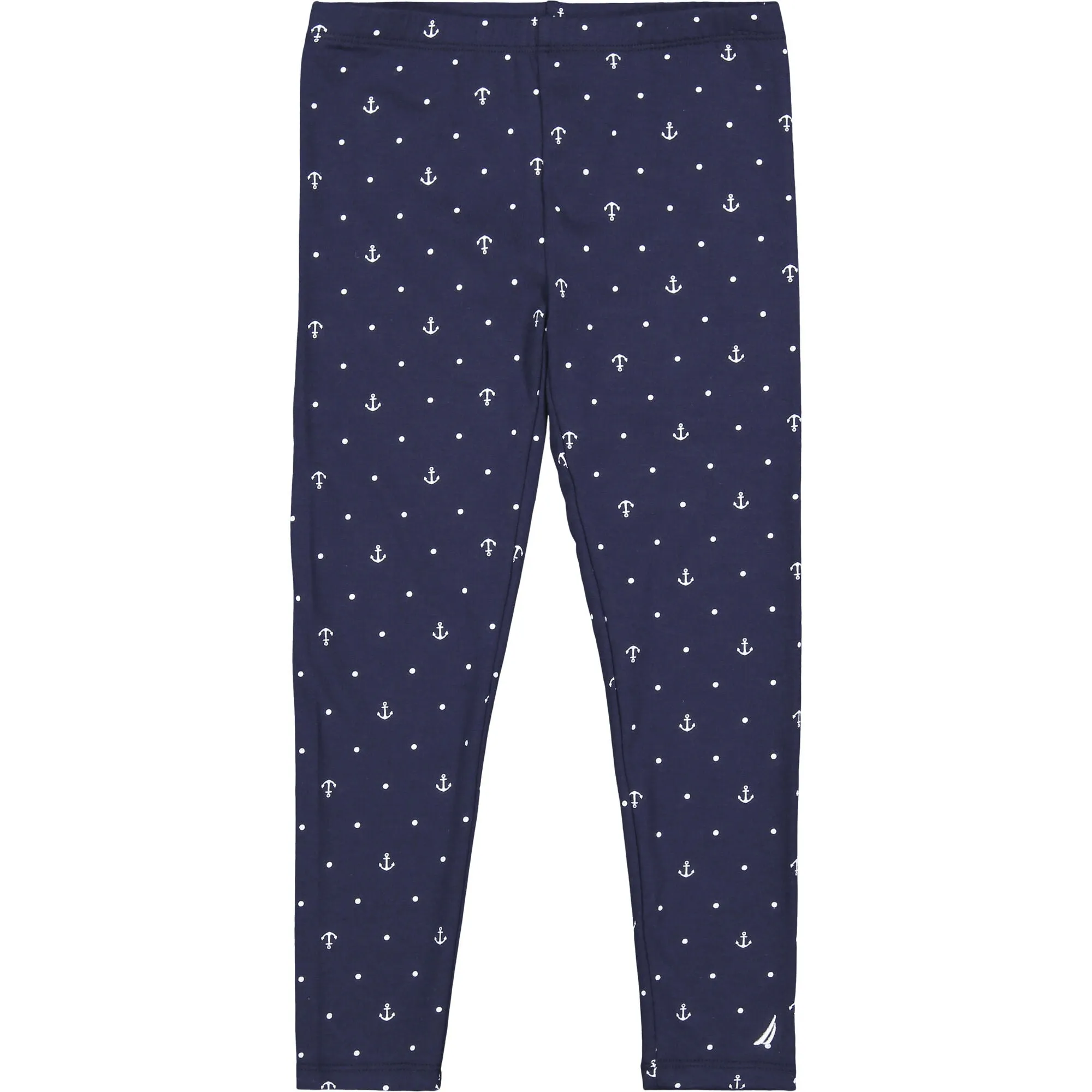 Nautica Mädchen Anker- und Punktdruck Leggings (7-16) Marineblau Nautica