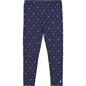 Nautica Mädchen Anker- und Punktdruck Leggings (7-16) Marineblau Nautica
