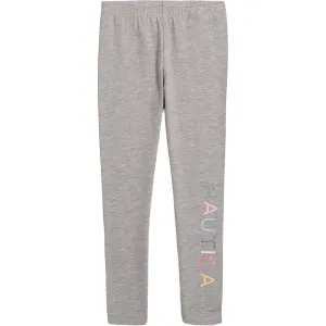 Nautica Mädchen Glitzer Logo Leggings (7-16) Grau Meliert Nautica