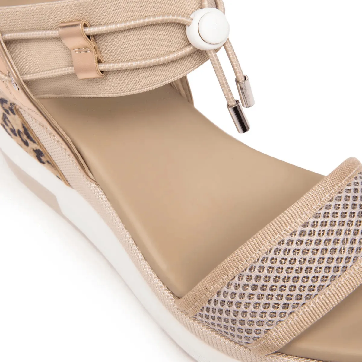 NeroGiardini Damen E3 07750 D Nude/Leopard/Roségold