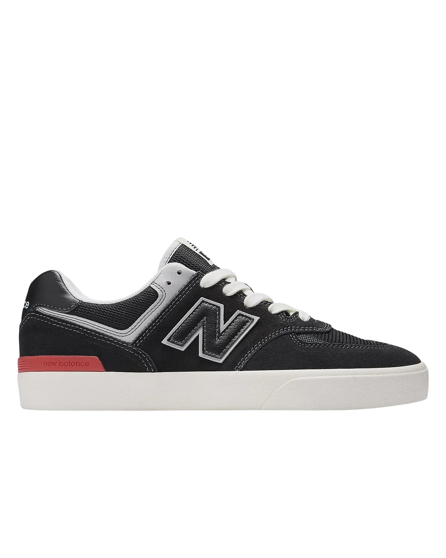 New Balance Sneakers Numeric 574 Vulkanisierte Schuhe in Schwarz & Grau