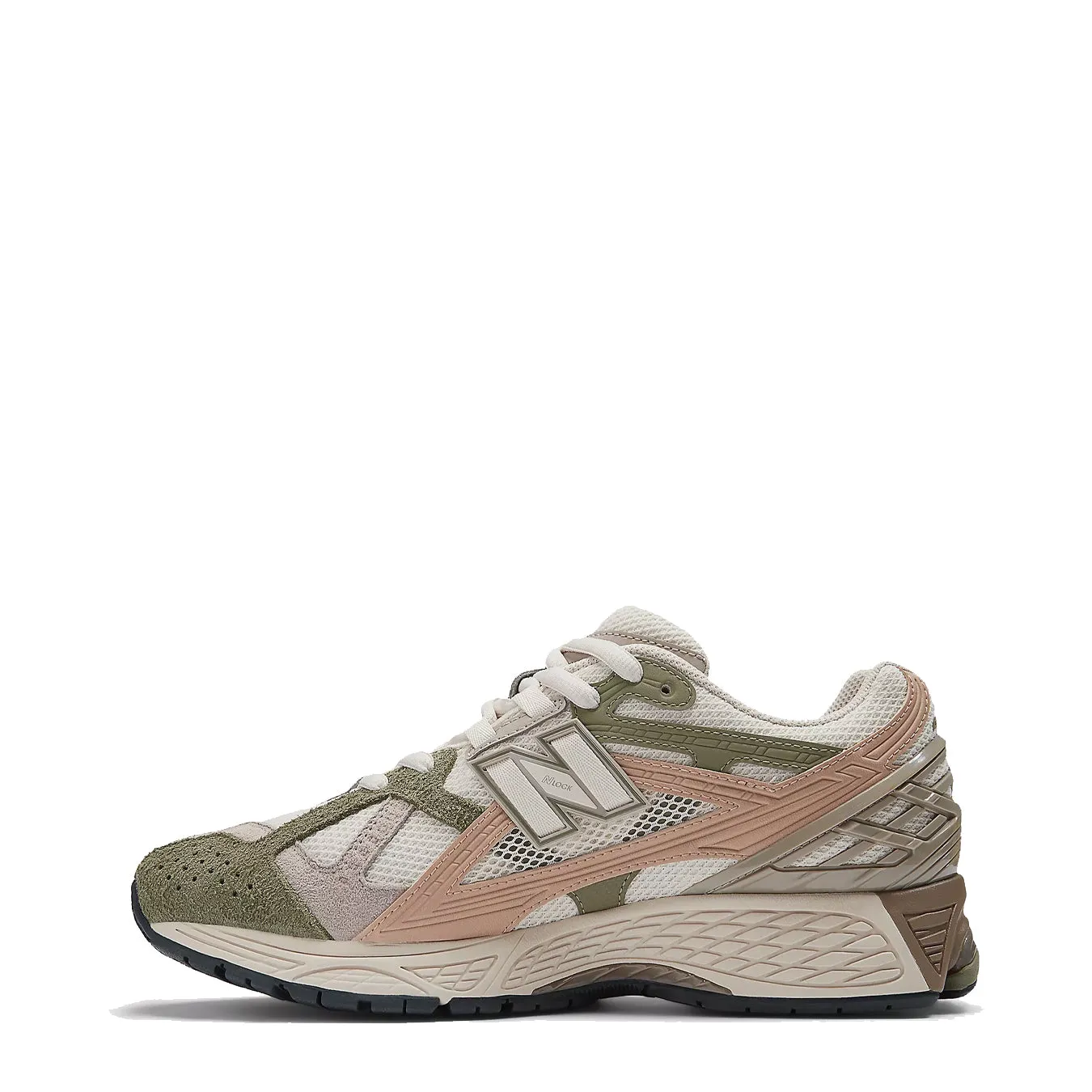 New Balance Damen 1906 Utility Trainer Leinen / Dunkles Olivgrün / Flaches Taubenblau