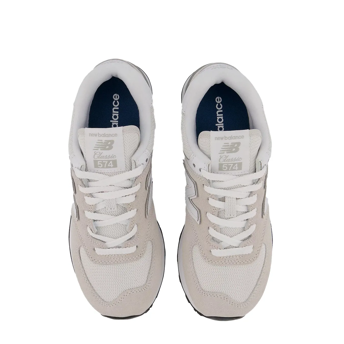 New Balance Damen 574 Trainer Nimbus Cloud / Weiß