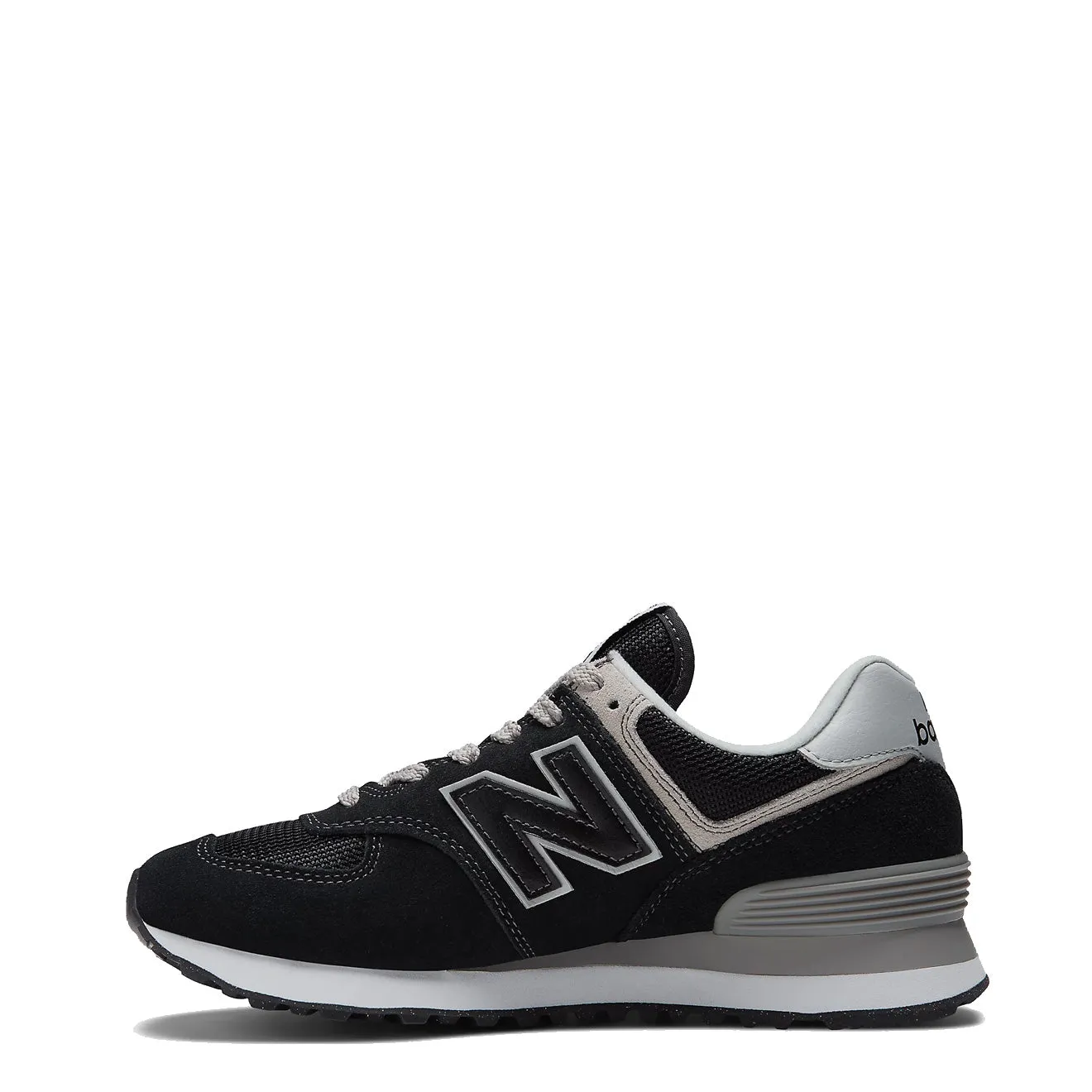 New Balance Damen 574 Turnschuhe Schwarz / Weiß