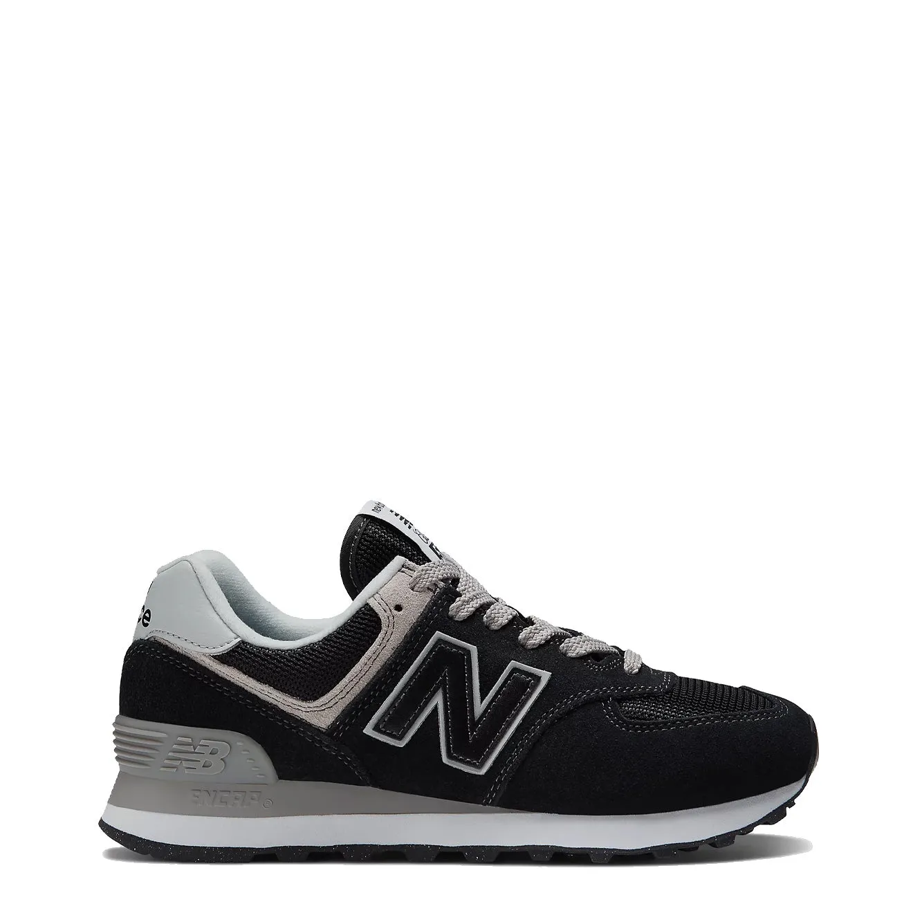 New Balance Damen 574 Turnschuhe Schwarz / Weiß