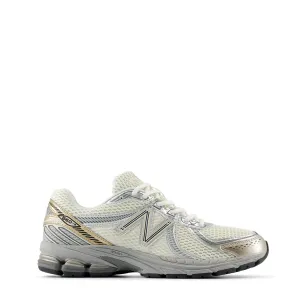New Balance Damen 860v2 Meersalz / Gold Metallic / Hafen Grau