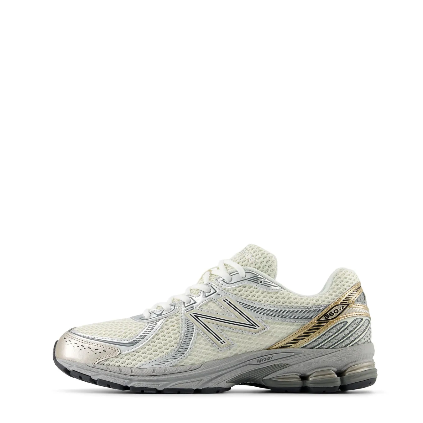 New Balance Damen 860v2 Meersalz / Gold Metallic / Hafen Grau