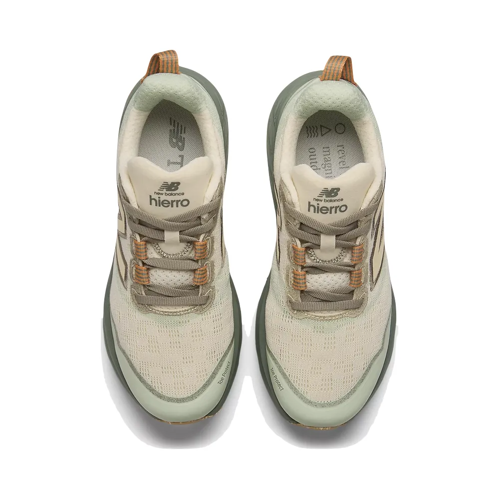 New Balance Damen Fresh Foam X Hierro v9 Sneaker in Kalk mit Dunklem Wacholder