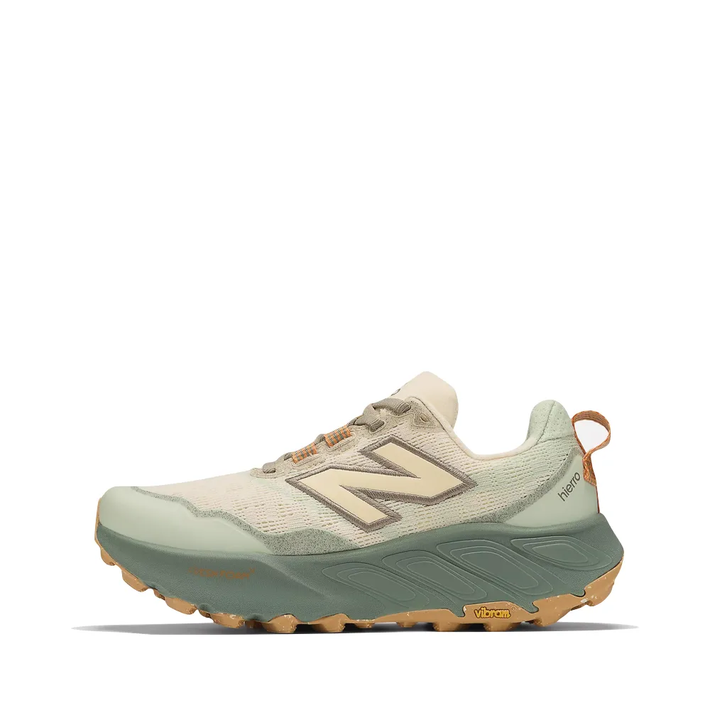 New Balance Damen Fresh Foam X Hierro v9 Sneaker in Kalk mit Dunklem Wacholder
