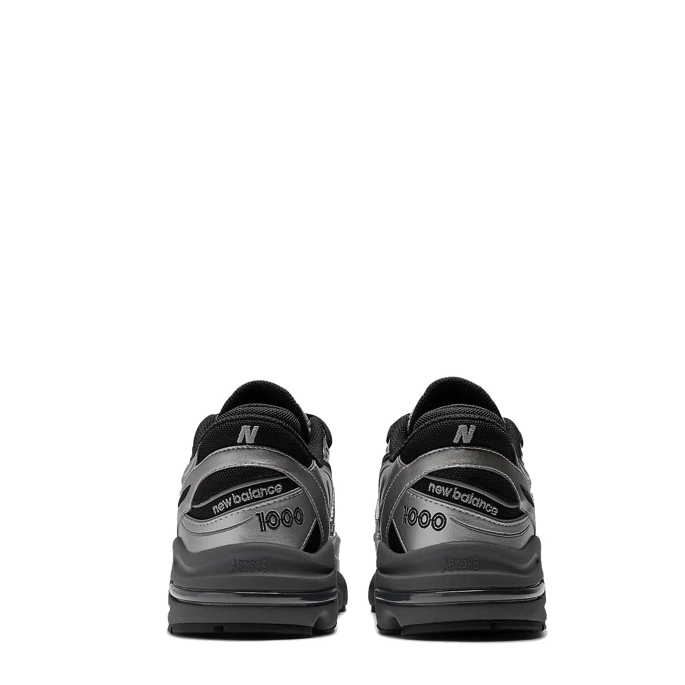 New Balance Damen M1000 Trainer Silber Metallic / Grün
