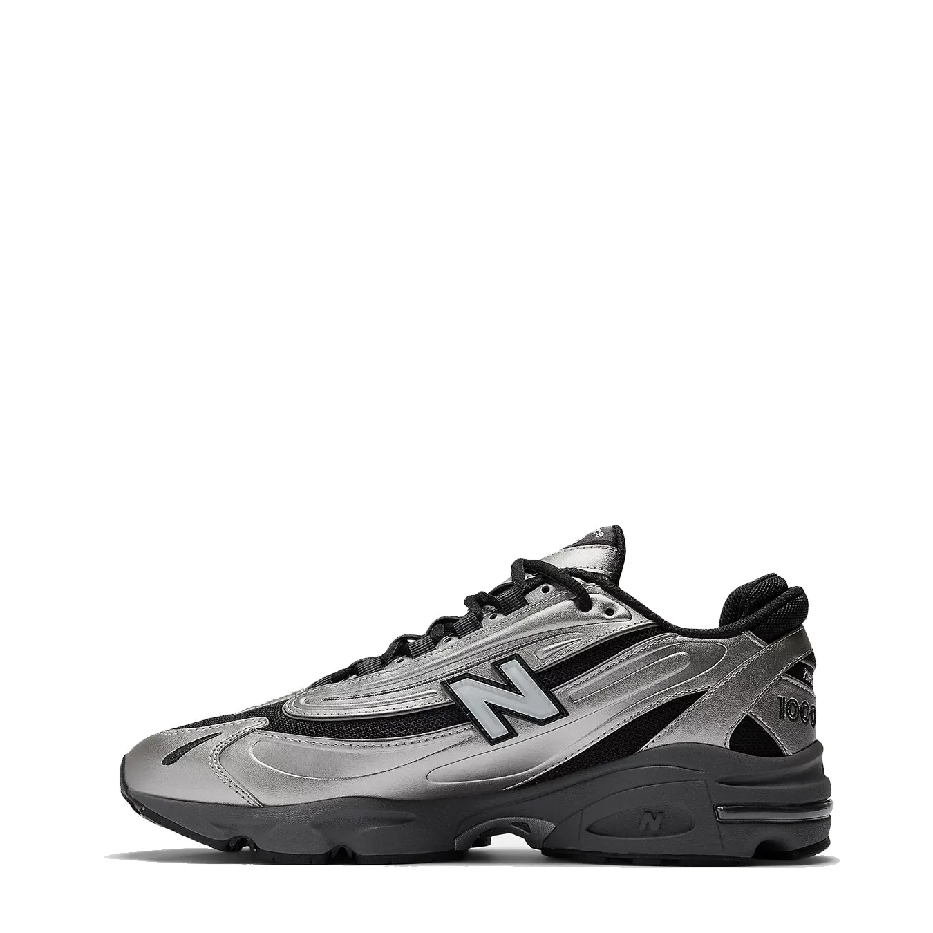 New Balance Damen M1000 Trainer Silber Metallic / Grün
