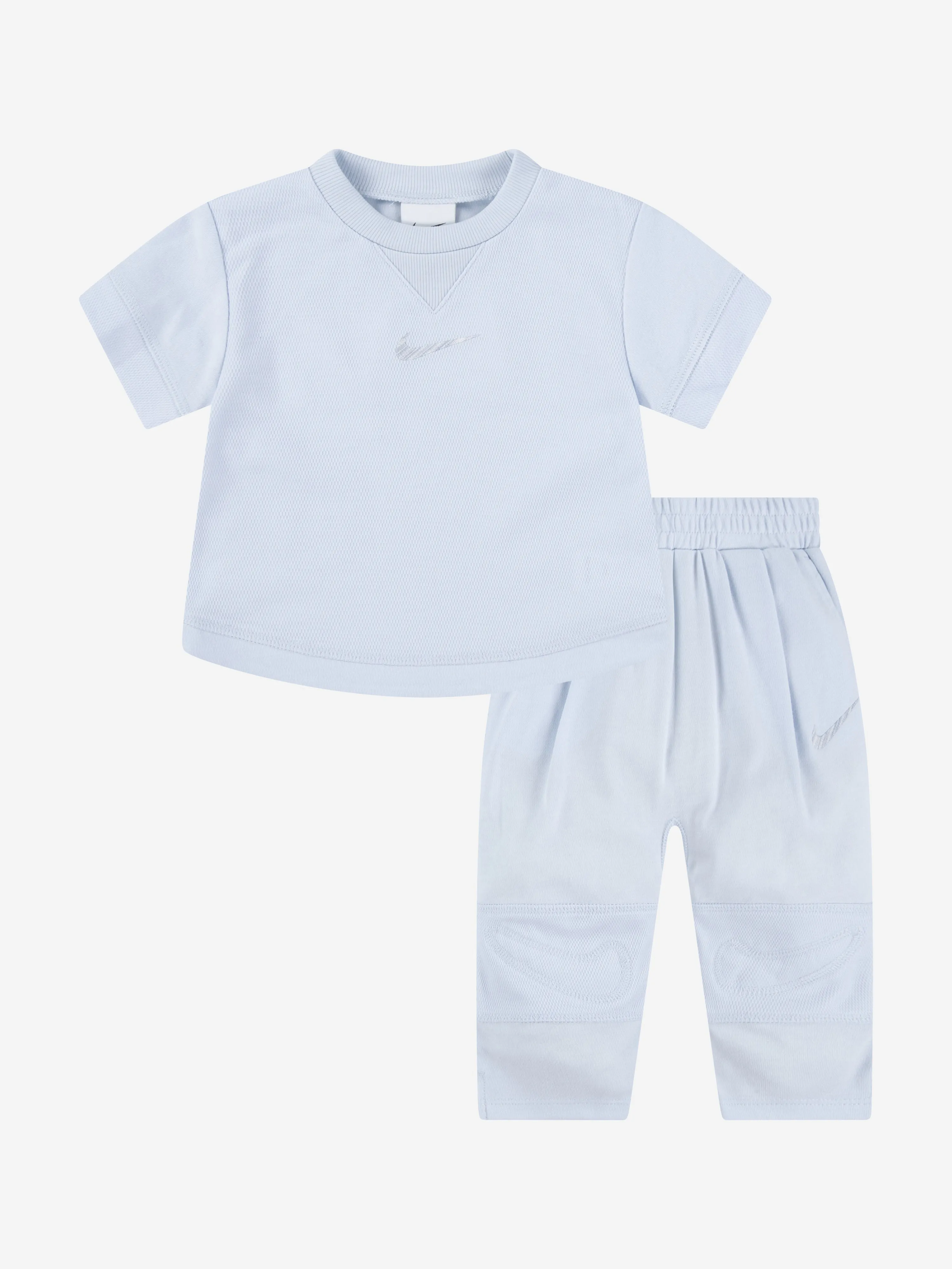 Nike Baby Readyset T-Shirt und Jogginghosen-Set in Blau