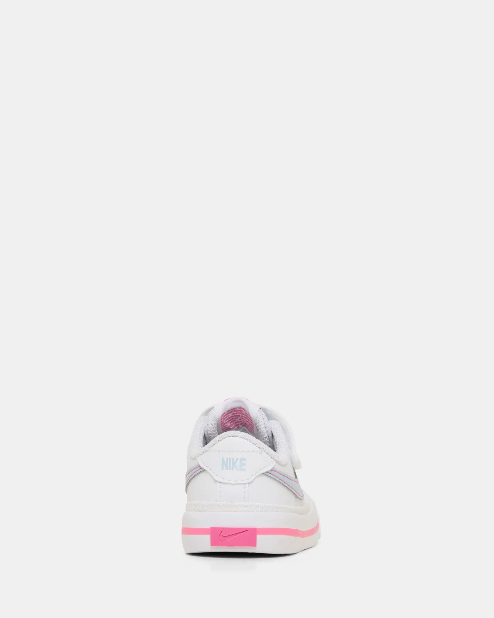Nike Kinder-Schuhe Court Legacy für Kleinkinder Weiß/Hell Waffenblau/Pinksicle