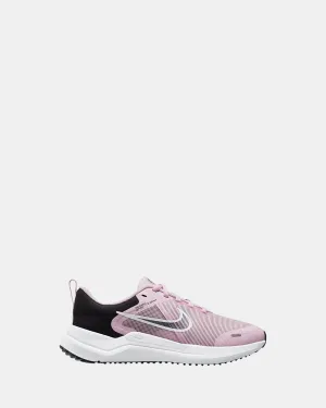 Nike Kinder Schuhe Downshifter 12 Grundschule Rosa Schaum/Zinn/Schwarz/Weiß