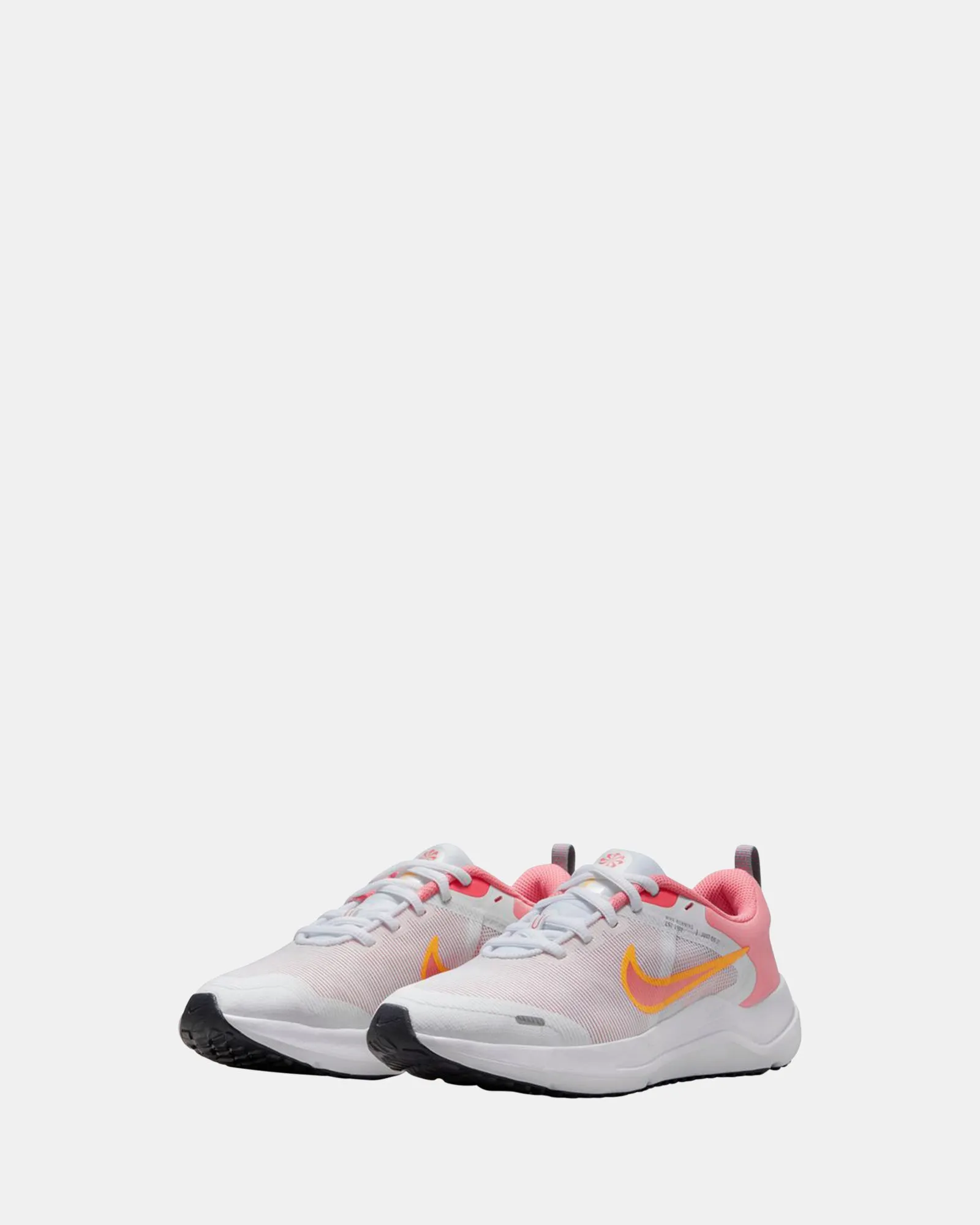 Nike Kinder Schuhe Downshifter 12 Grundschule Weiß/Laser Orange/Korallenkreide