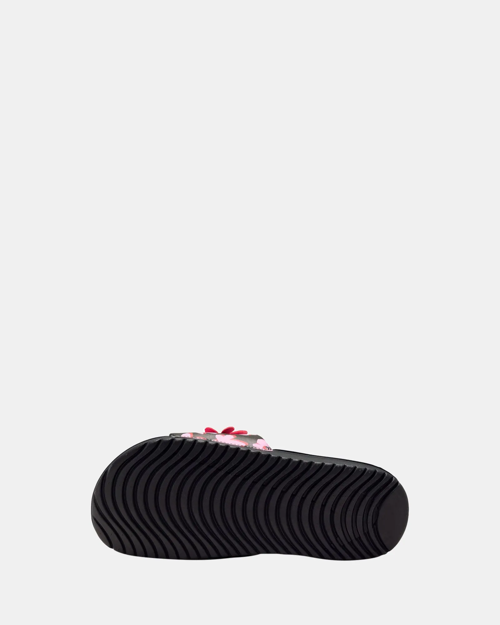Nike Kinder-Schuhe Kawa Slide SE Schwarz/Weiß/Rosa Aufstieg