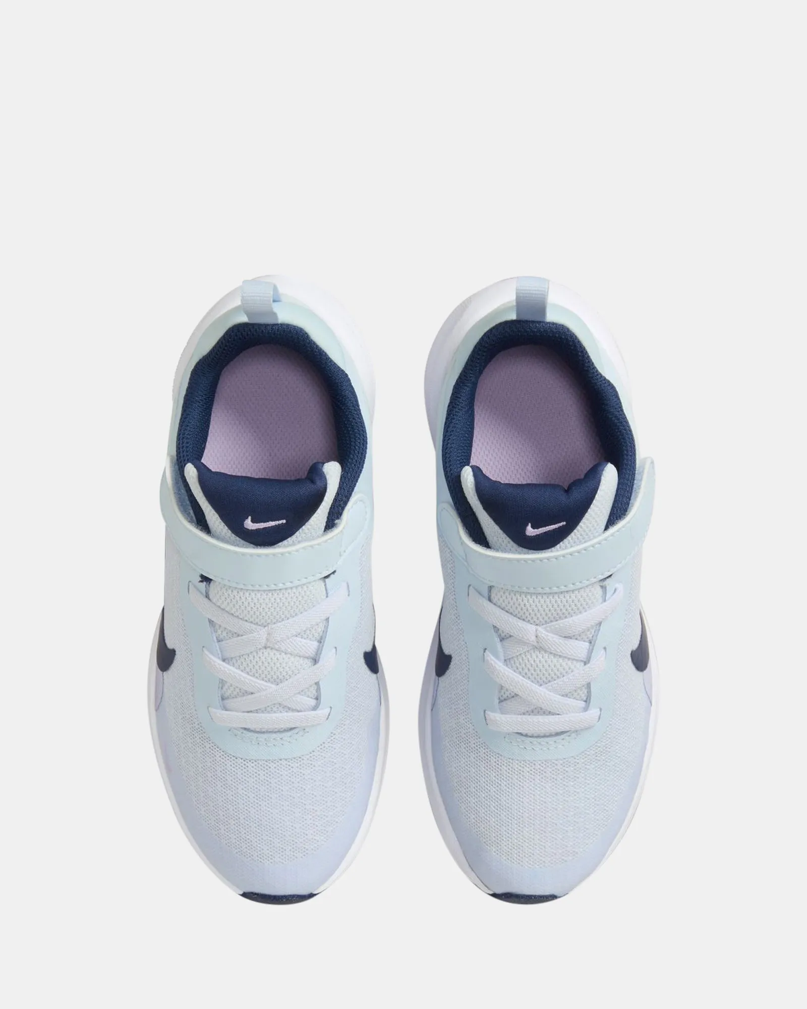 Nike Kinder-Schuhe Revolution 7 Vorschul-Fußball Grau/Navy/Lila