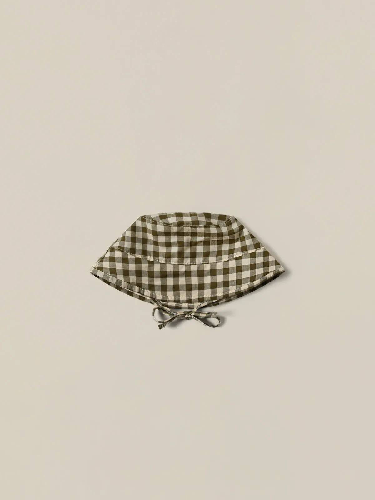 Olive Gingham Eimer-Sonnenhut