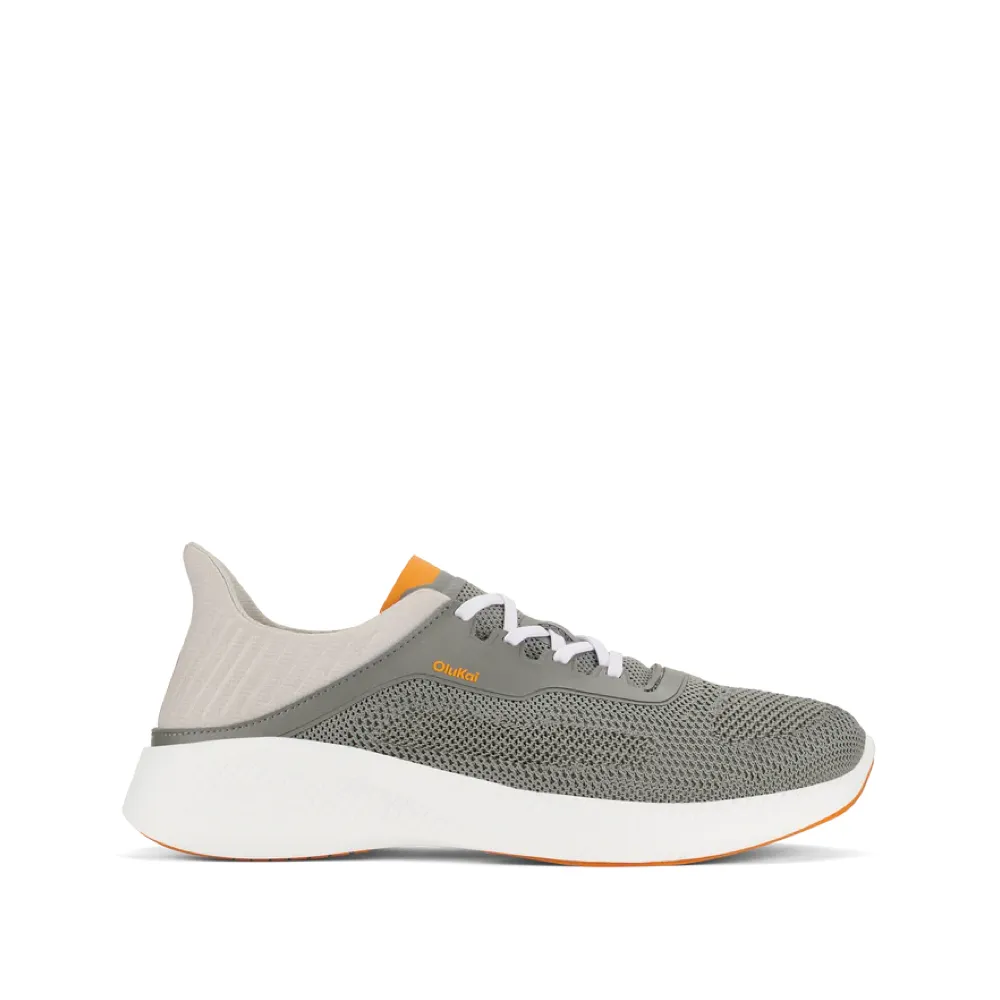 OluKai Herren Island Hopper Mesh Sneaker in Sturmgrau