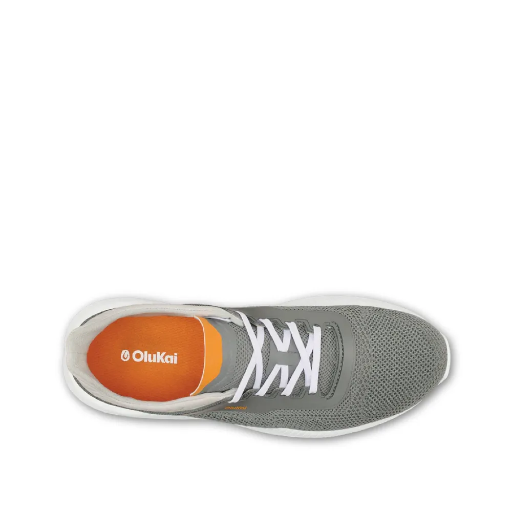 OluKai Herren Island Hopper Mesh Sneaker in Sturmgrau