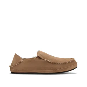 OluKai Damen Nohea Pantoffel mit Schaffellfutter in Hellbraun