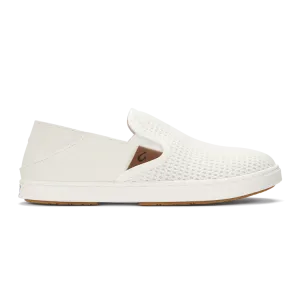 OluKai Damen Pehuea Mesh Slip-On in strahlendem Weiß