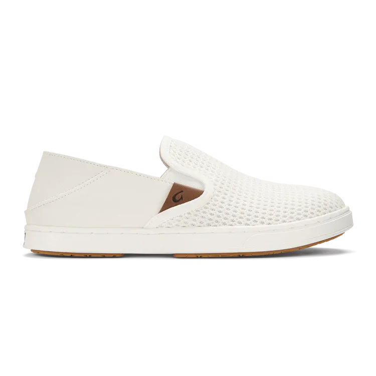 OluKai Damen Pehuea Mesh Slip-On in strahlendem Weiß