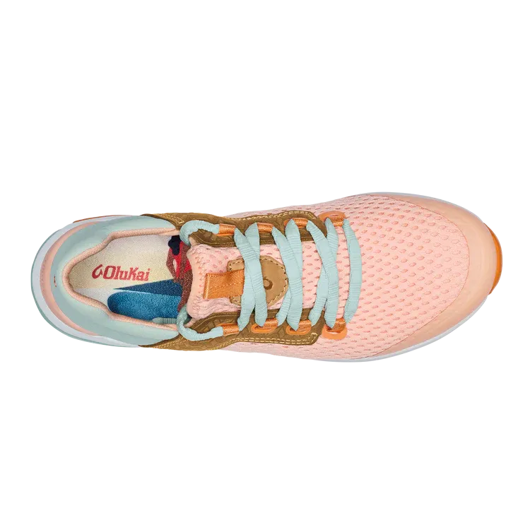 OluKai Damen Wailuku Sneaker in Pfirsich/Swell