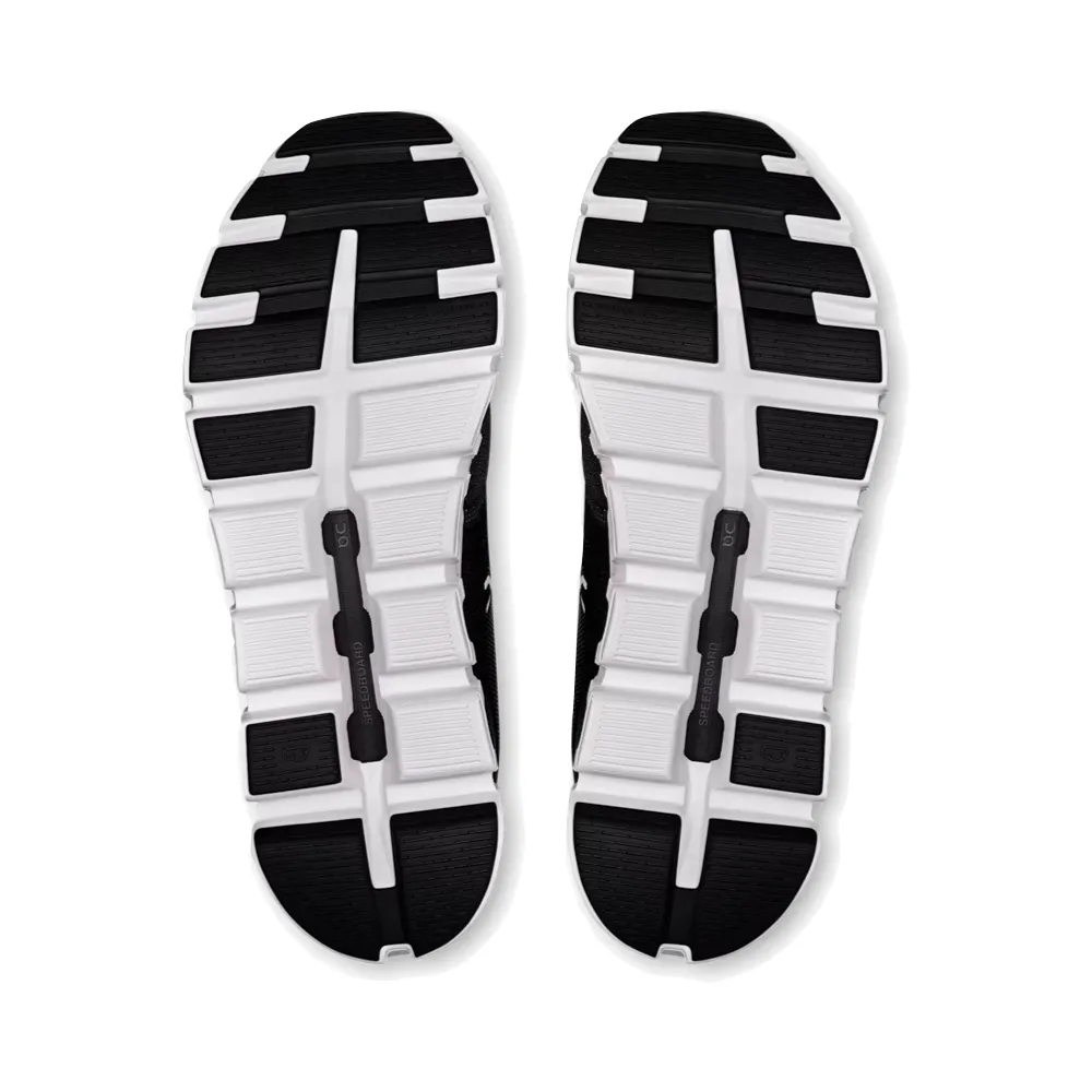 Auf dem Herren Cloud 6 Sneaker in Schwarz/Weiß