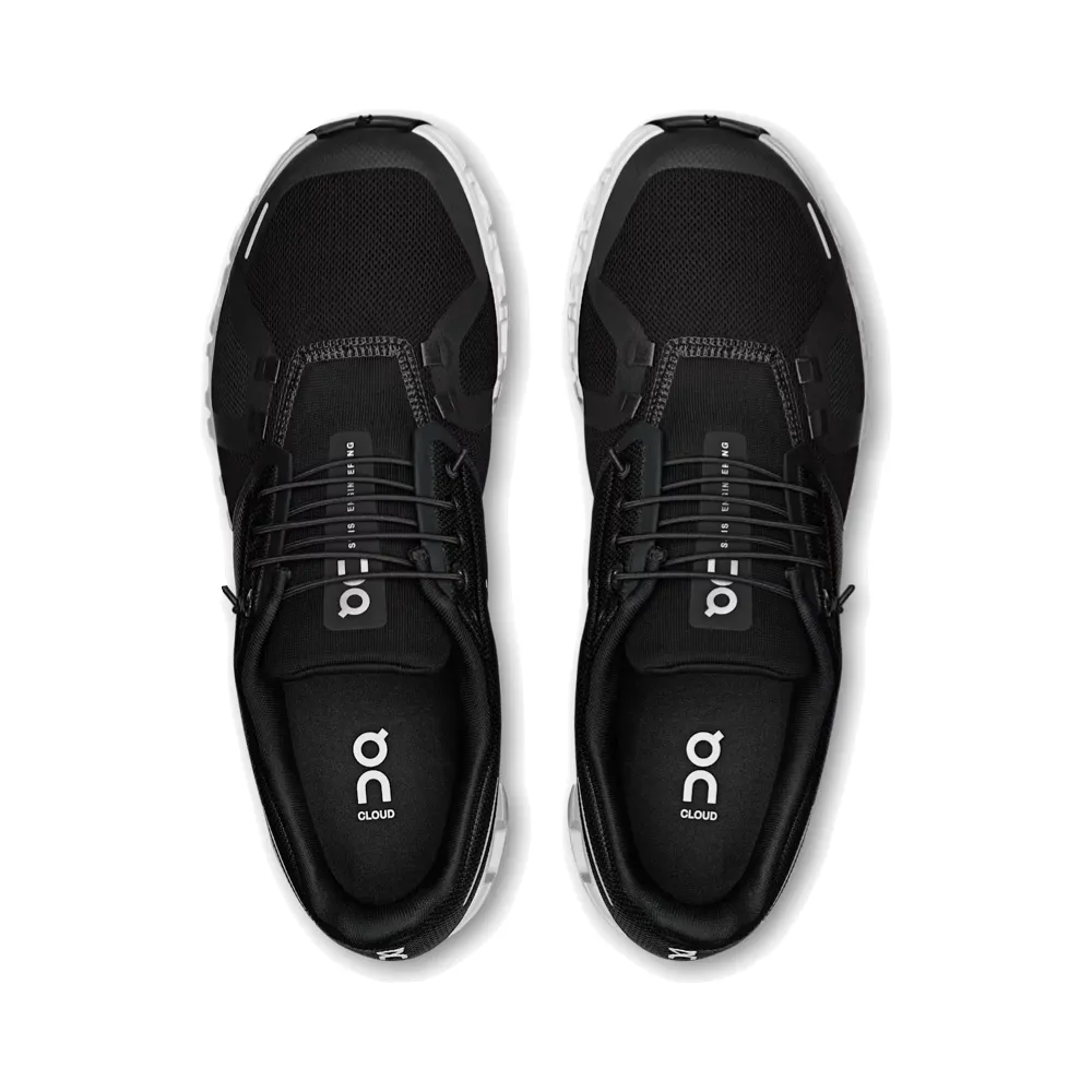 Auf dem Herren Cloud 6 Sneaker in Schwarz/Weiß