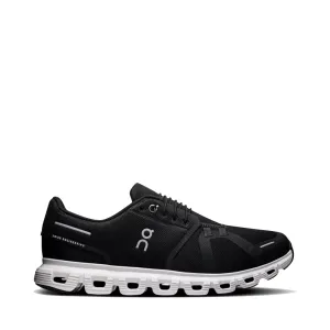 Auf dem Herren Cloud 6 Sneaker in Schwarz/Weiß