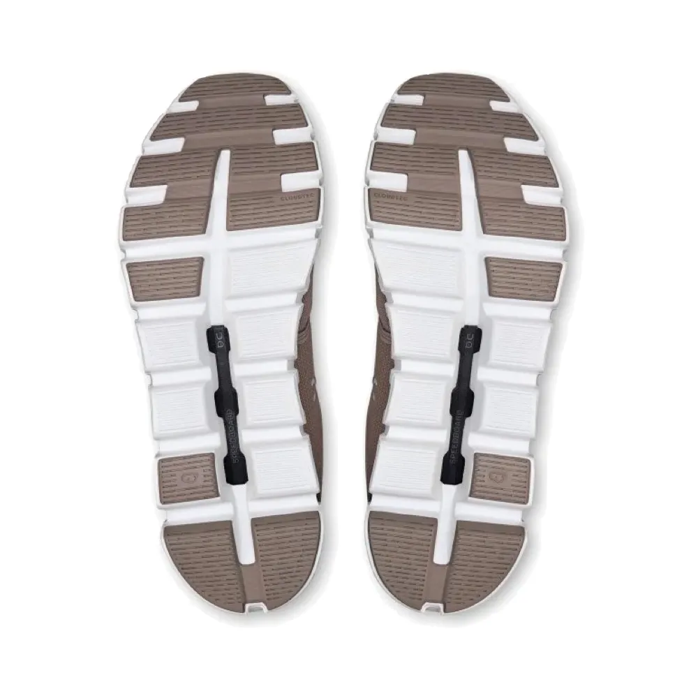 On Men's Cloud 6 Sneaker in Nebel/Weiß