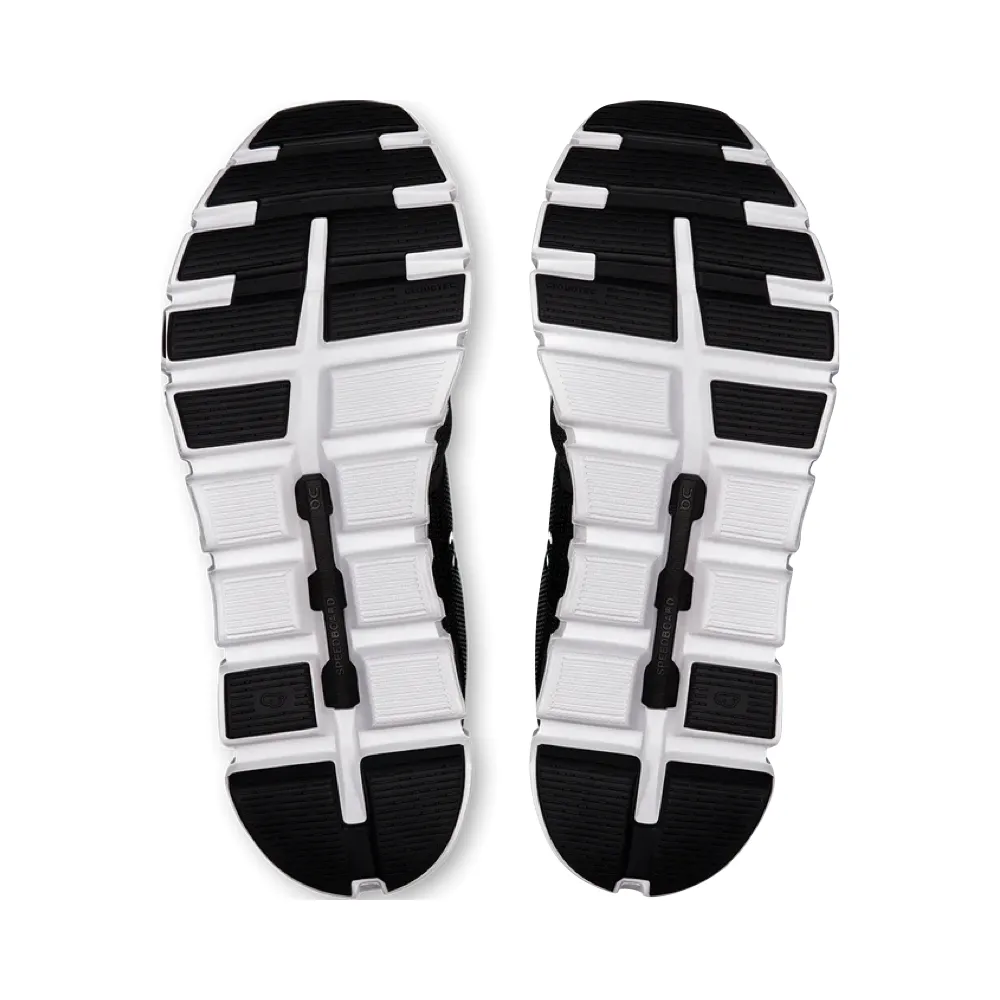 Über den Women's Cloud 6 Sneaker in Schwarz/Weiß