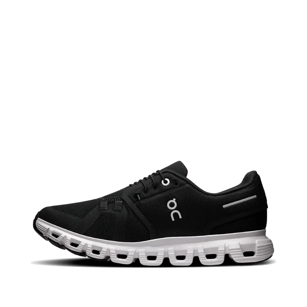 Über den Women's Cloud 6 Sneaker in Schwarz/Weiß