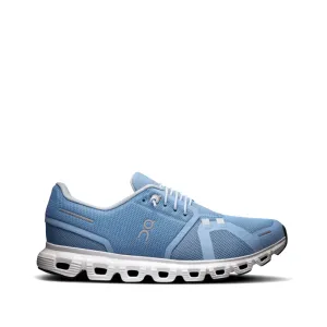 Zu den Women's Cloud 6 Sneakern in Chambray/Weiß