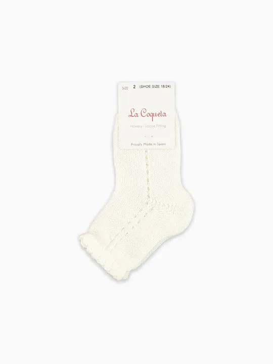 durchbrochene kurze Socken