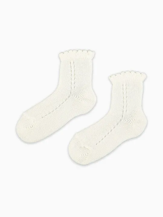 durchbrochene kurze Socken