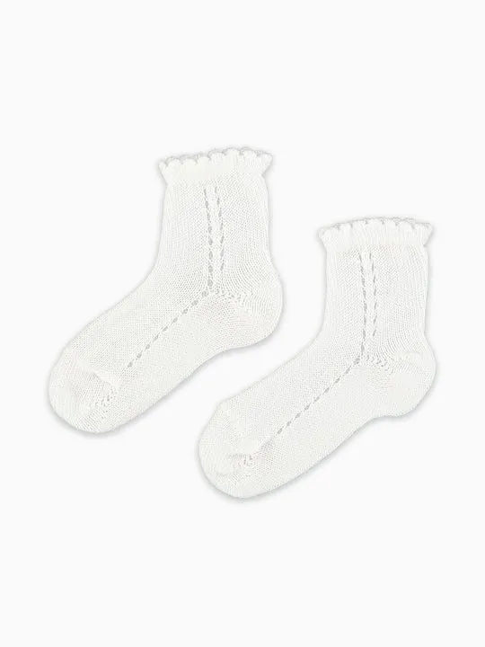 durchbrochene kurze Socken
