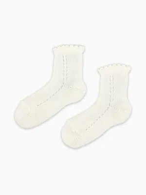 durchbrochene kurze Socken